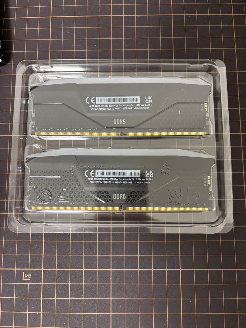 Corsair コルセア DDR5 6000MHz 16GB×2枚PCメモリー