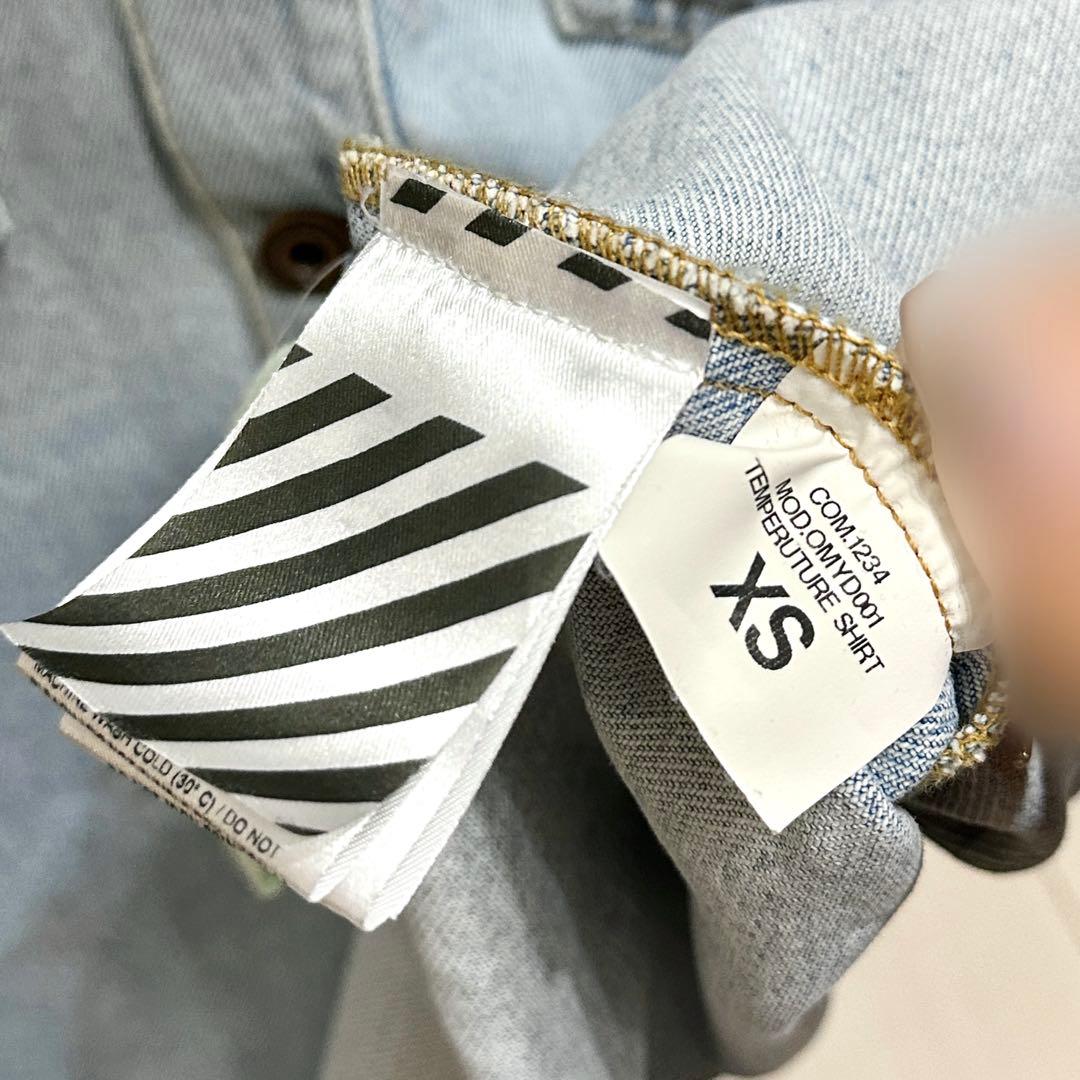 Off-White デニムジャケット シャツ OMYD001S18386023