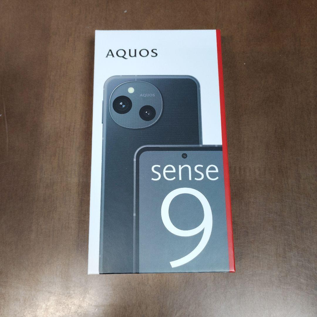 未開封新品 AQUOS sense9 メモリー6GBストレージ128GBブラック