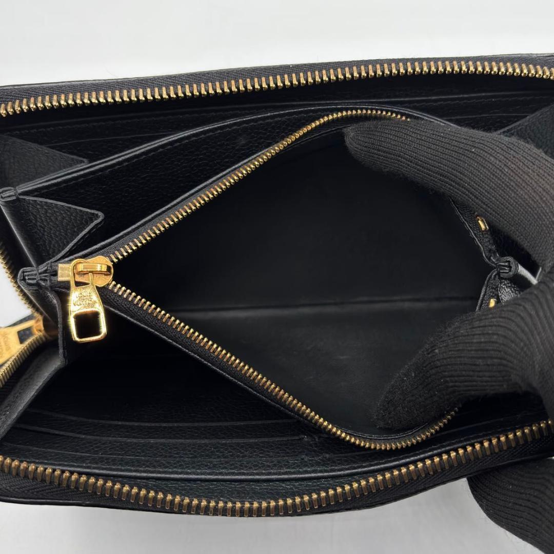 最新型 ルイヴィトン モノグラム ジャイアント ジッピーウォレット 黒 白