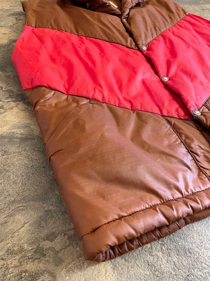 70〜80s THE NORTH FACE ノースフェイス 茶タグ ダウンベスト
