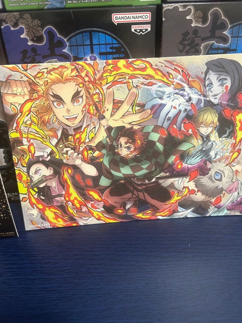 鬼滅の刃 鬼まとめ　フィギュア　全12体　開封品　箱付き　映画特典2枚おまけ