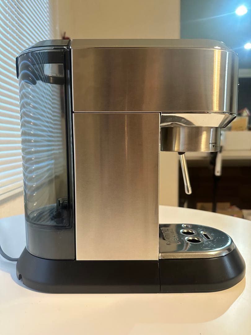 〈デロンギデディカアルテ〉動作確認済 ステンレススチール エスプレッソマシン