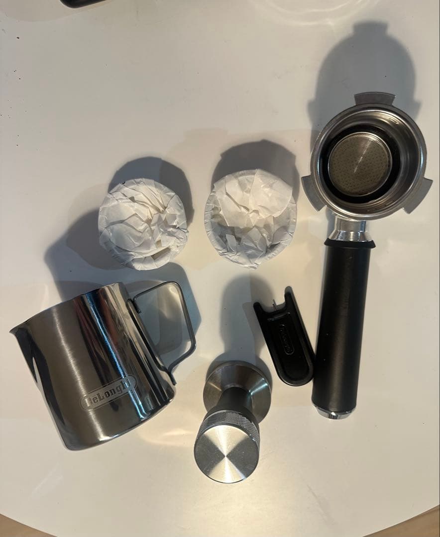 〈デロンギデディカアルテ〉動作確認済 ステンレススチール エスプレッソマシン