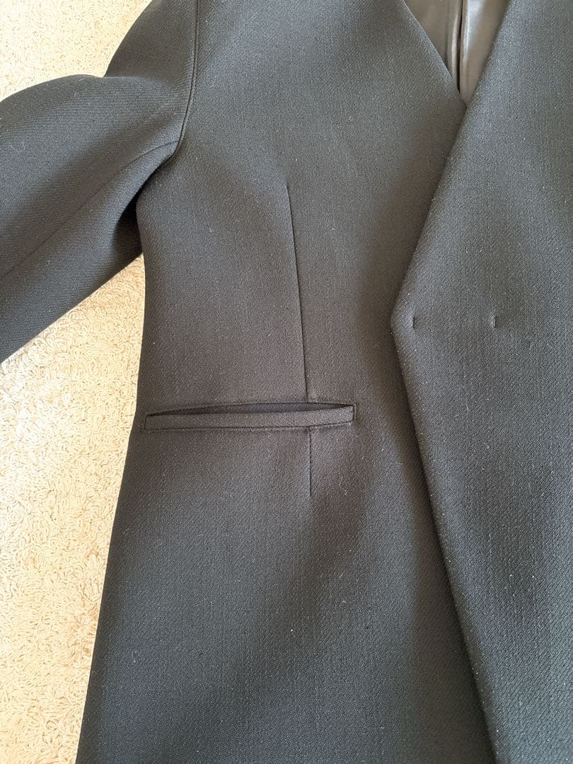 スタニングルアー rボンディングカラーレスジャケット ベーシック ブラック　1