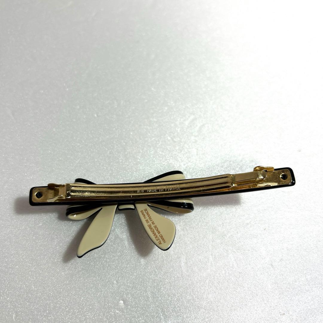 アレクサンドルドゥパリ リボン バレッタ ヘアアクセサリー