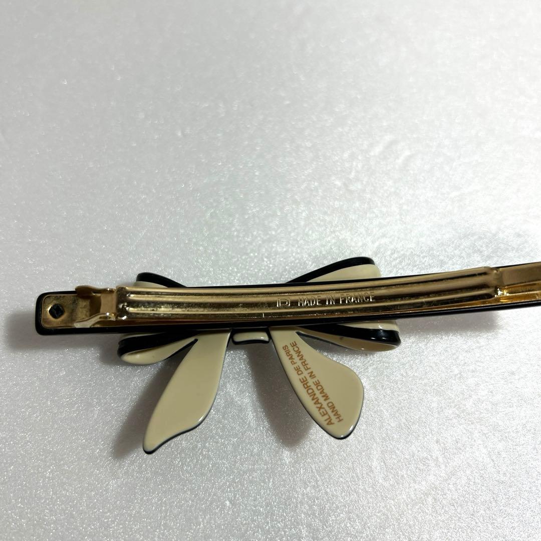 アレクサンドルドゥパリ リボン バレッタ ヘアアクセサリー