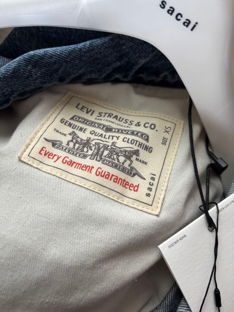 【新品】Levi's x sacai Women's Denim Jacket