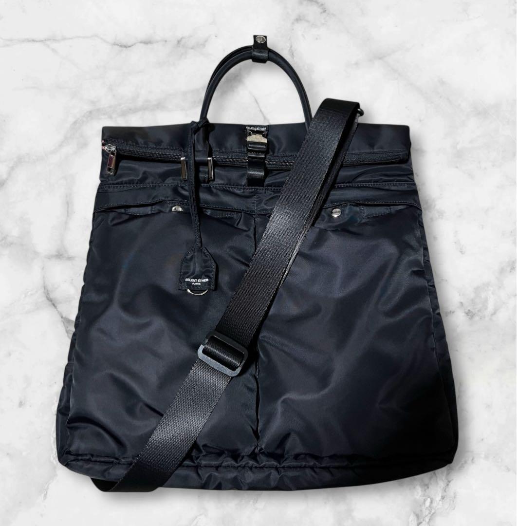 【美品】SELENT ETHER CARRY38 ブラック 4wayバッグ多機能