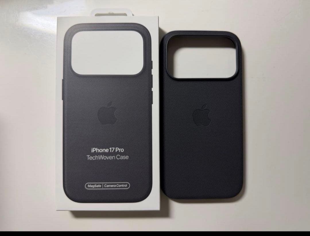 最終値下げ！ Apple iPhone17Pro テックウーブンケース　黒
