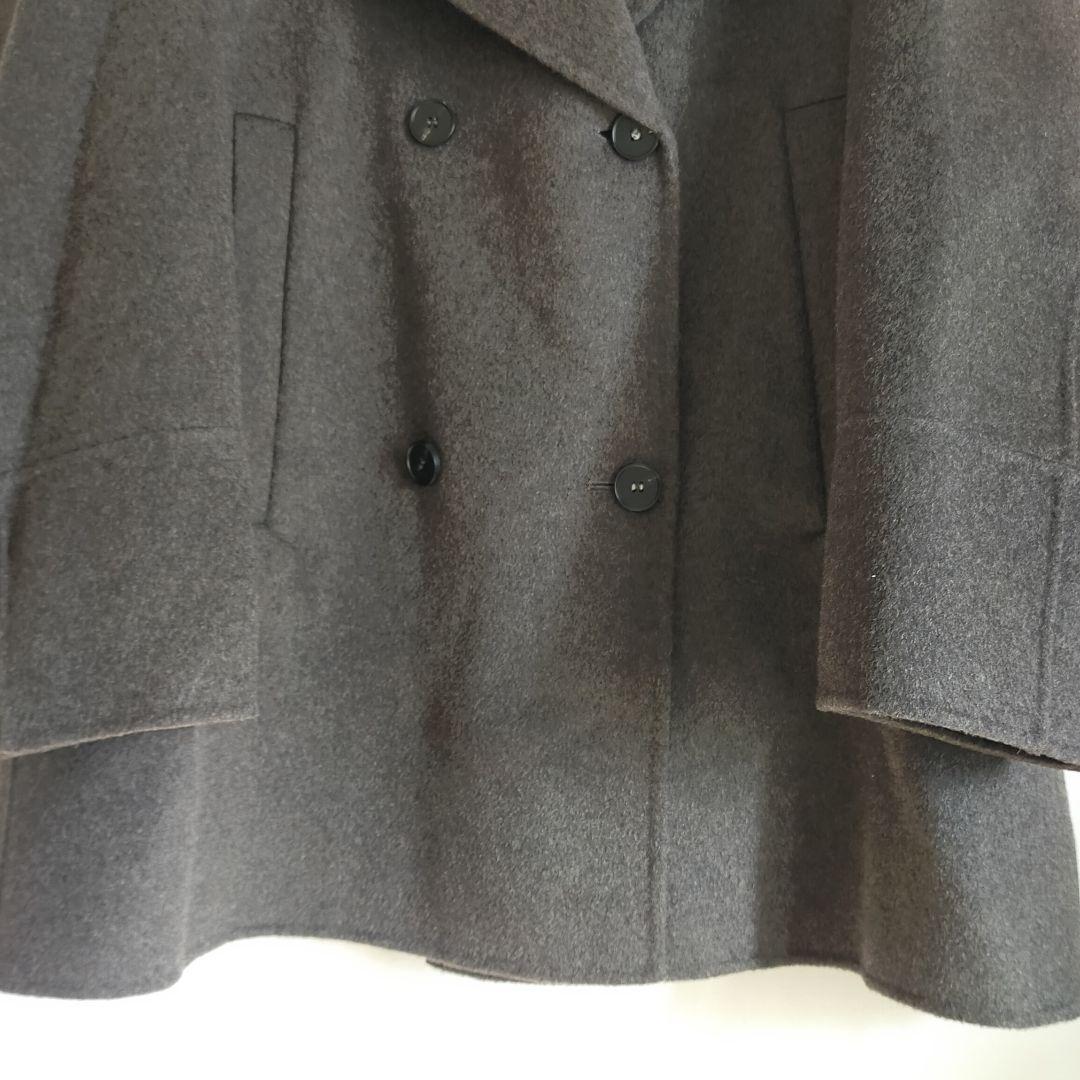 evernavy エバーネイビー ウールリバーPコート【チャコールグレー M】