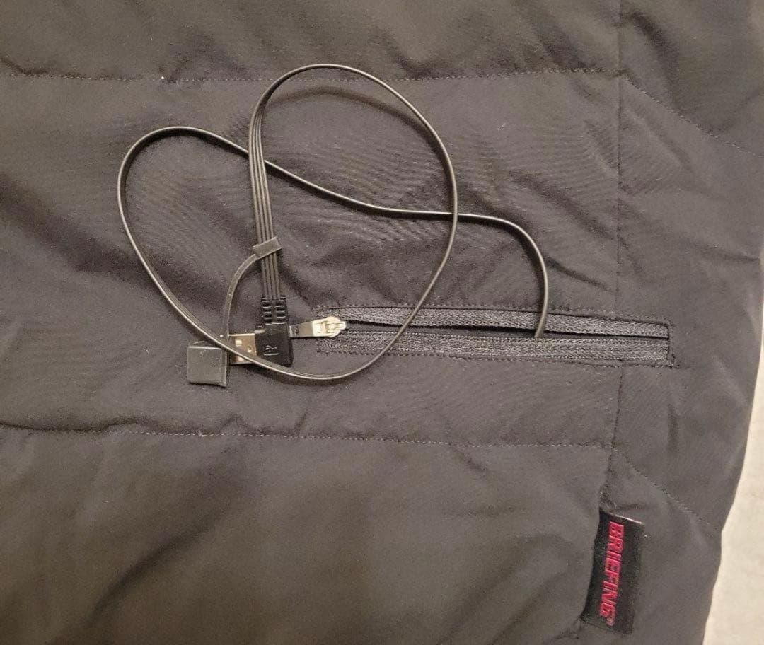 BRIEFING Taion電熱ダウンジャケット ☆サイズレディースS 黒