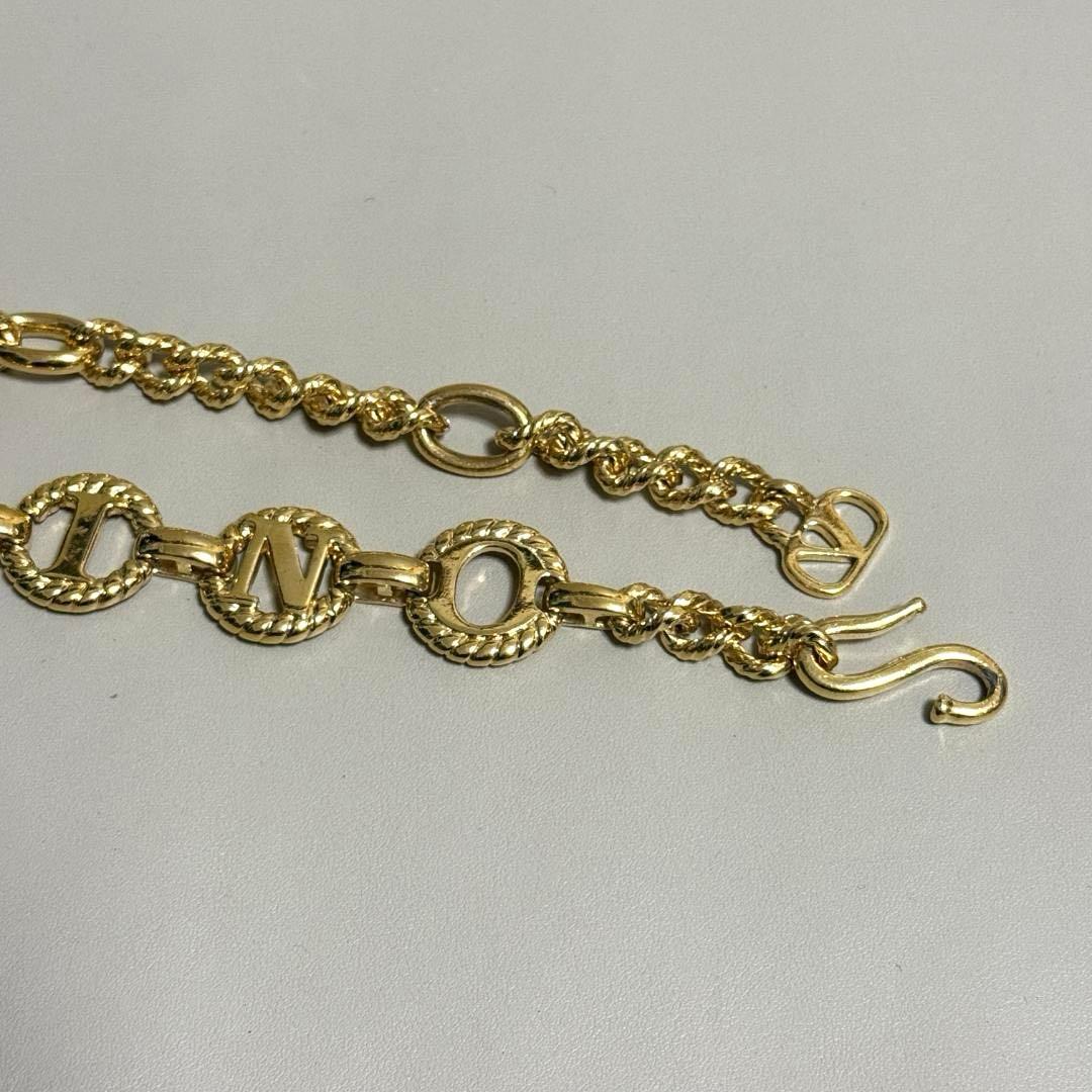 希少✨VALENTINO ヴァレンティノ メタル チェーンベルト ロゴ ゴールド