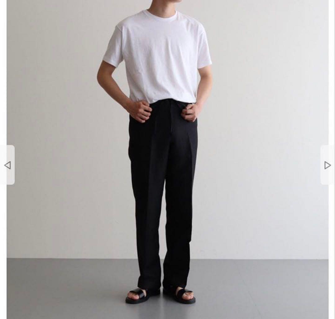 AURALEE シルクリネン ドビースラックス