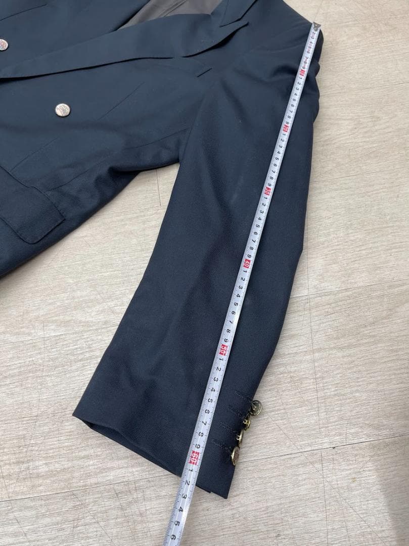 バーバリー プレステージコレクション セットアップ ネイビー サイドベンツ