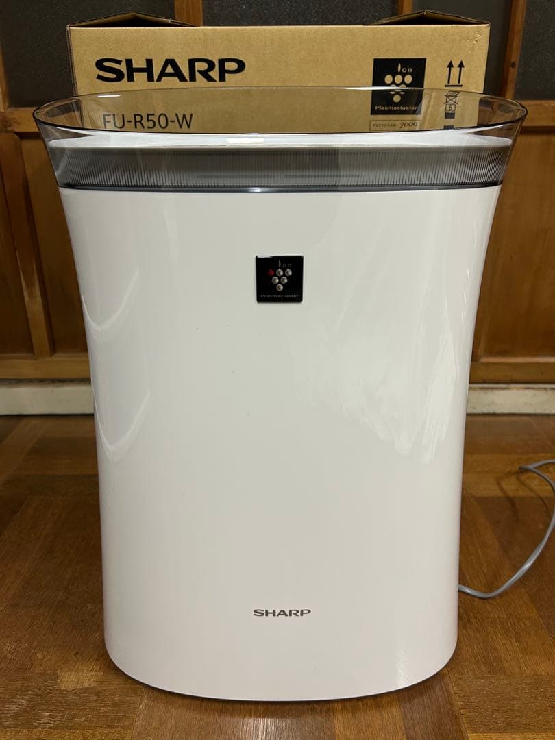 【2025年製】SHARP シャープ　空気清浄機　FU-R50–W