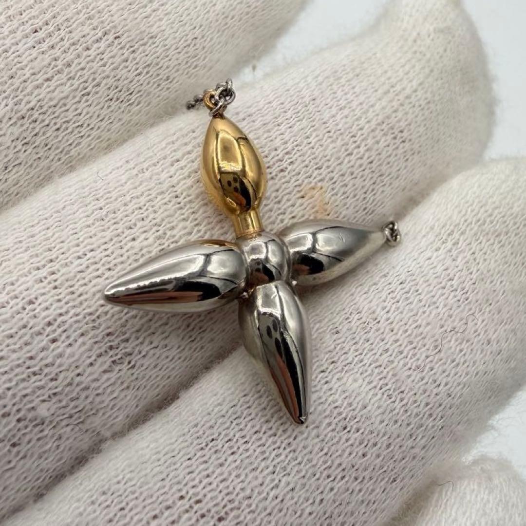 ルイヴィトン　ネックレス コリエ ルイゼット　シルバー　ゴールド