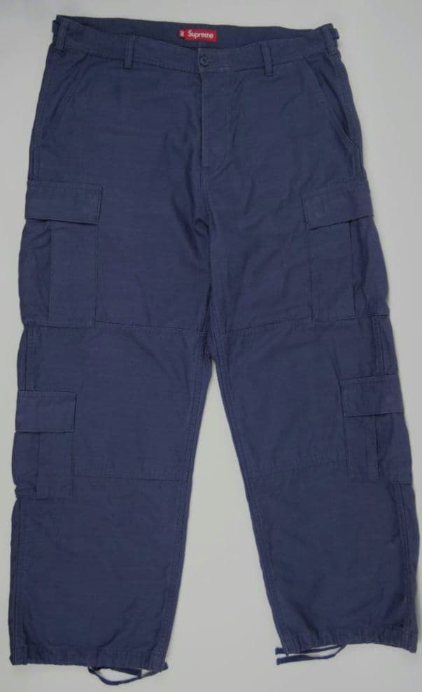 Supreme カーゴパンツ ネイビー 36 ワイド ミリタリー シュプリーム
