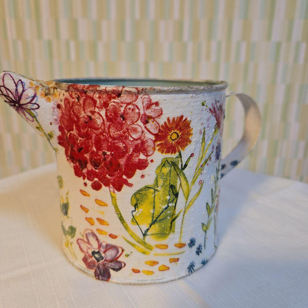 花柄紙製バスケットセット 7品