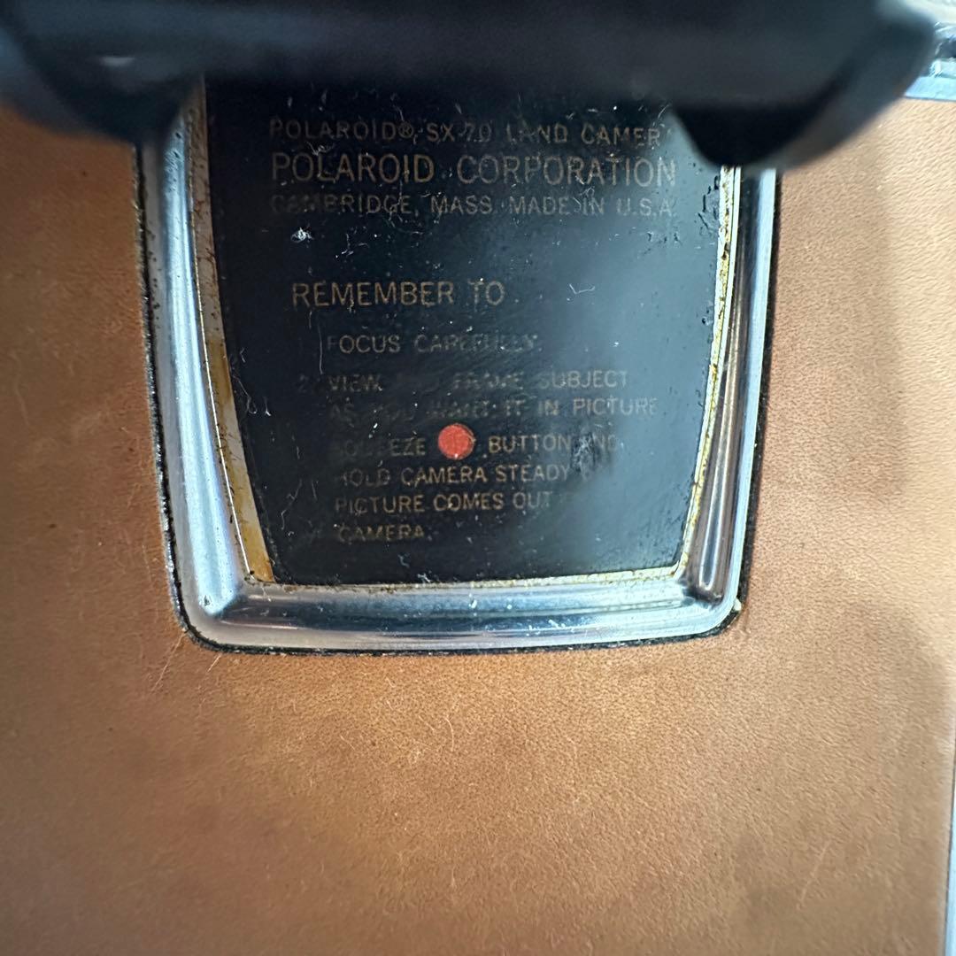ポラロイド SX-70 LAND CAMERA
