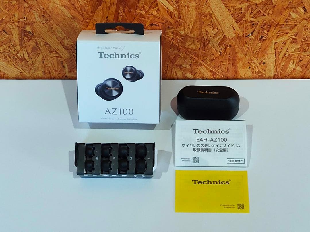 Technicsテクニクス EAH-AZ100-K ワイヤレスイヤホン ブラック