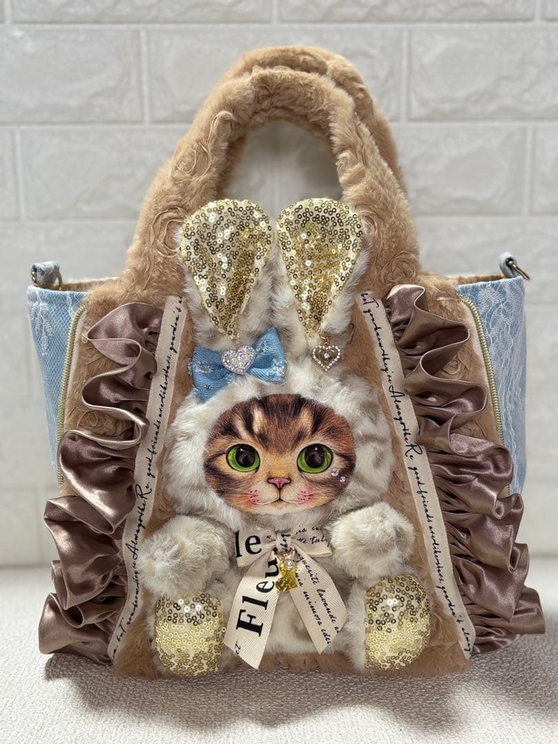 も*❤様 コヤンイサムチョン　サイドファスナーバッグ　ベージュ　サンダちゃん　う