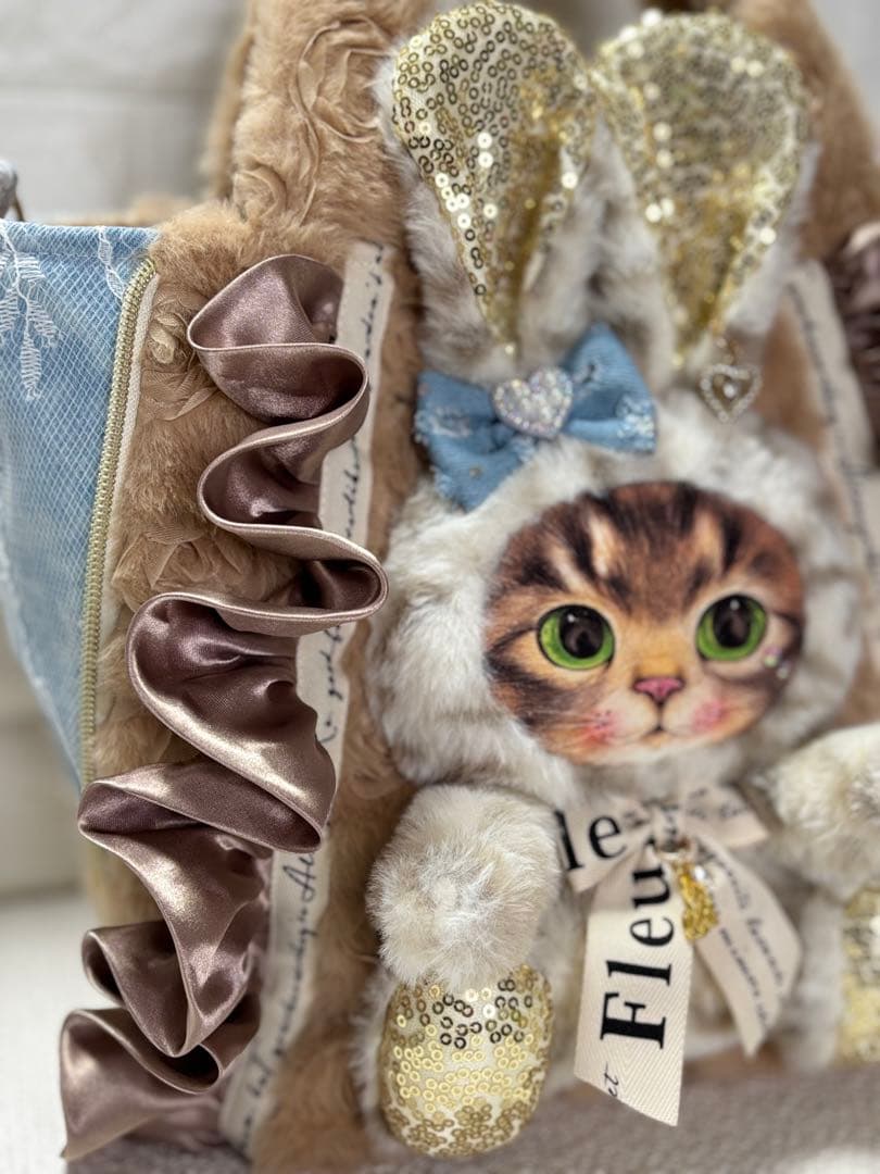 も*❤様 コヤンイサムチョン　サイドファスナーバッグ　ベージュ　サンダちゃん　う