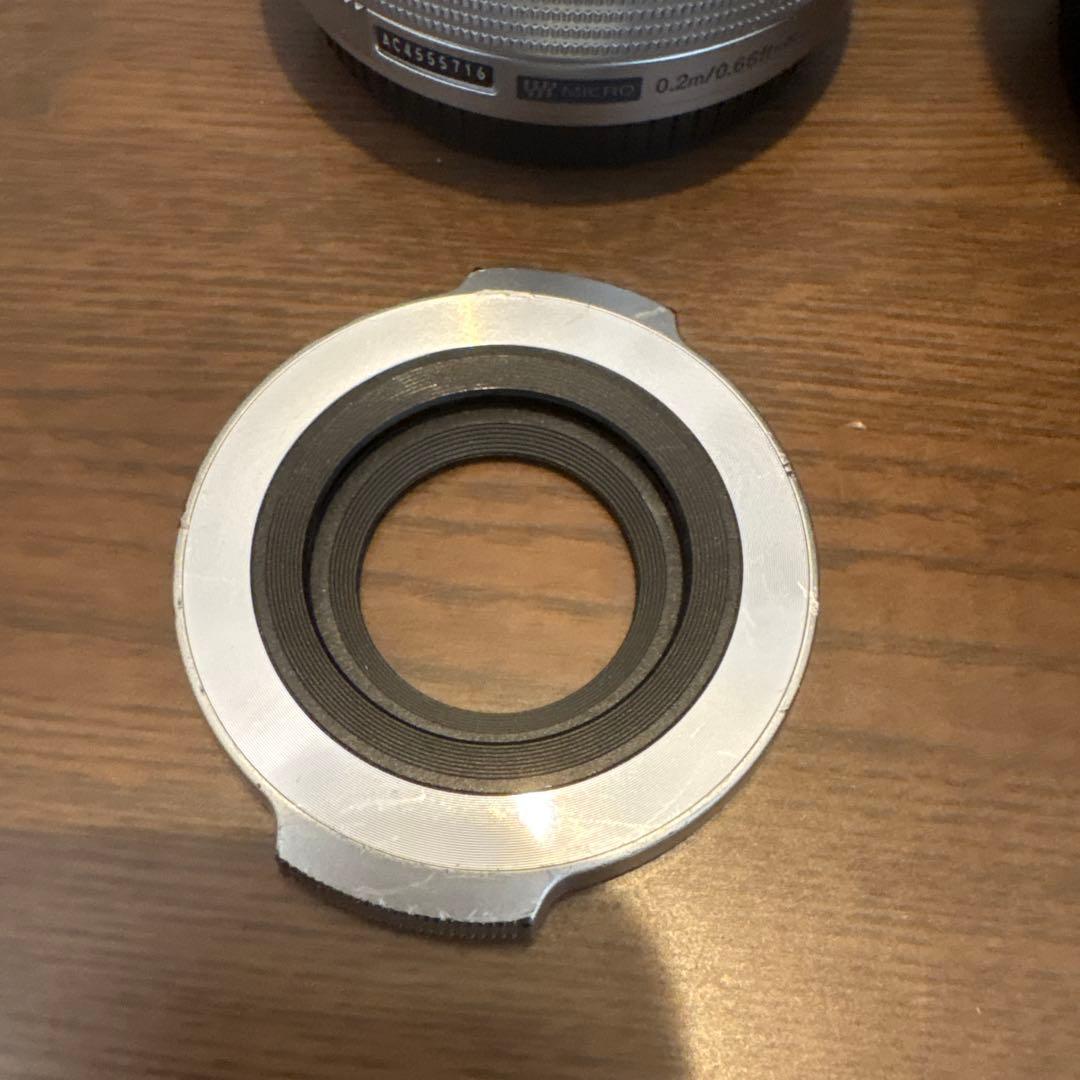 OLYMPUS m.zuiko レンズセット レンズキャップ付き。