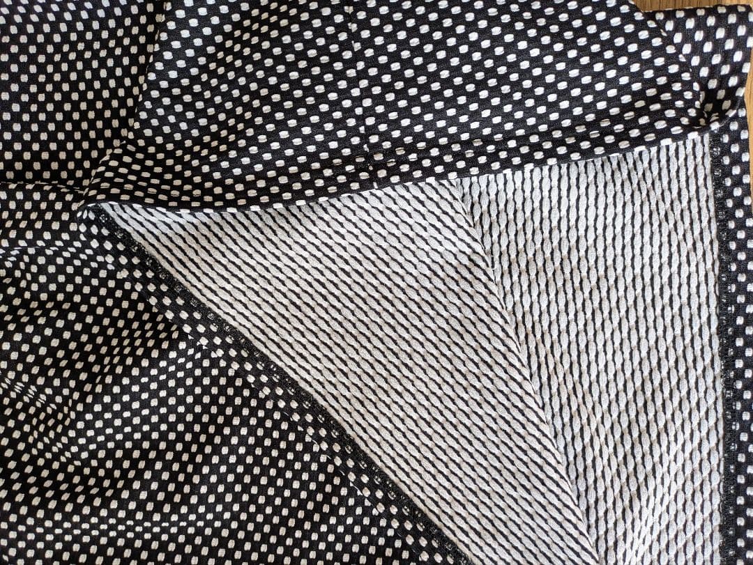 アルベロベロ♥️ノースリーブ チュニック ブラック/ホワイト