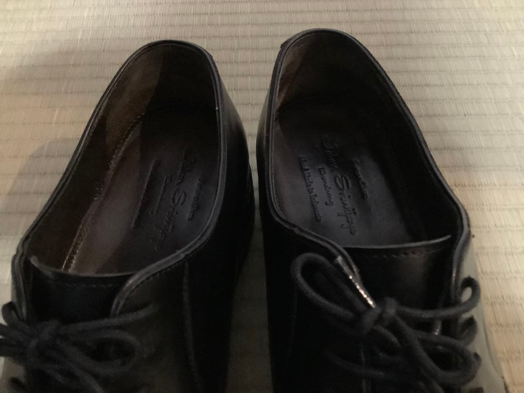 Jalan Sriwijaya プレーントゥ　98651 UK9 1/2黒