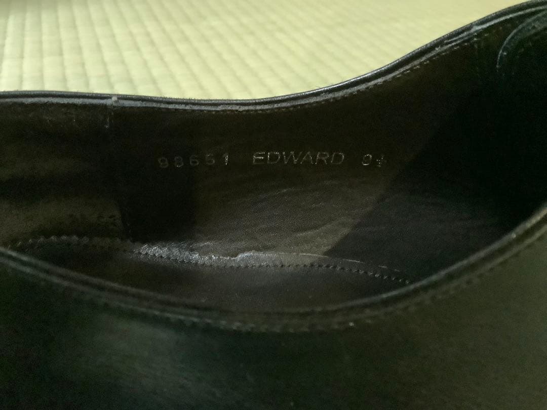 Jalan Sriwijaya プレーントゥ　98651 UK9 1/2黒