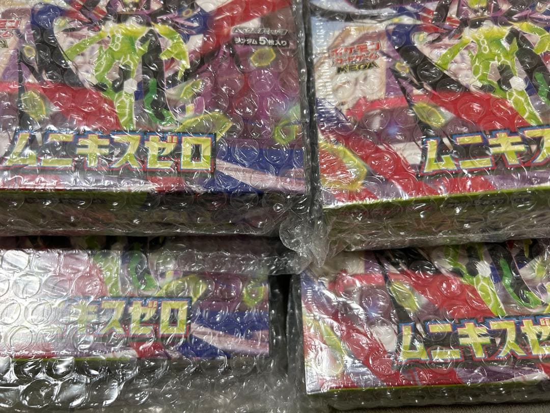 ポケモンカードゲーム ムニキスゼロ 未開封　シュリンク付4BOX