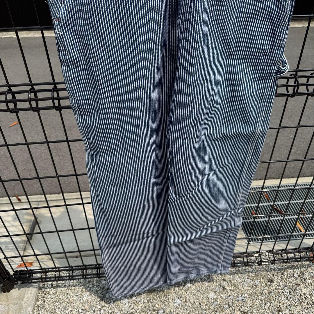 USA製 ROUND HOUSE オーバーオール ヒッコリーストライプ