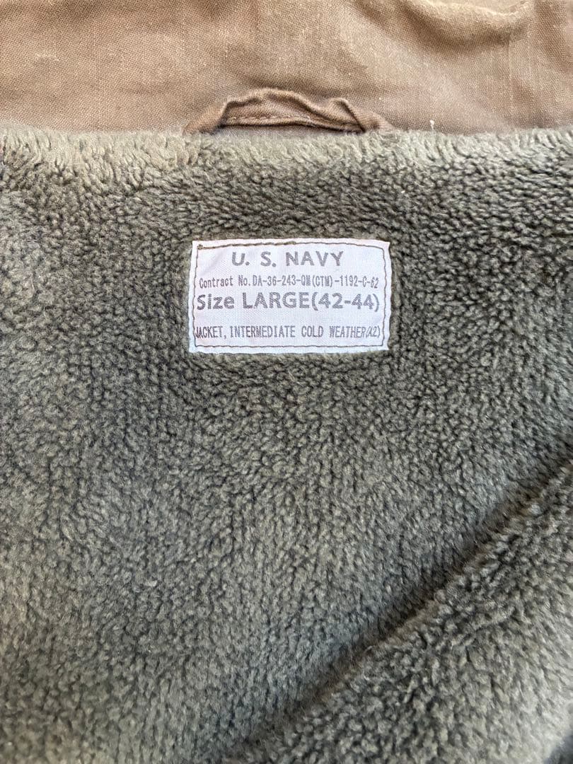 WAIPER.inc 米軍 初期型 U.S.NAVY A-2 デッキジャケット