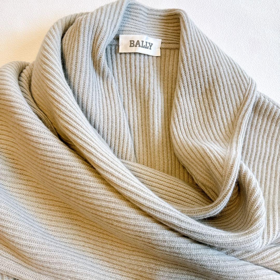 BALLY アンゴラウール　ポンチョ　ストールポンチョ　カーディガン