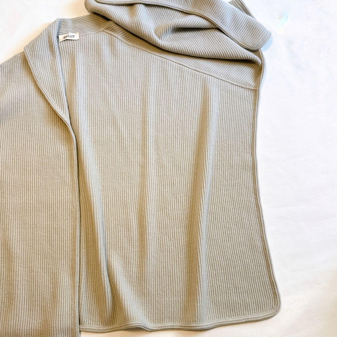 BALLY アンゴラウール　ポンチョ　ストールポンチョ　カーディガン