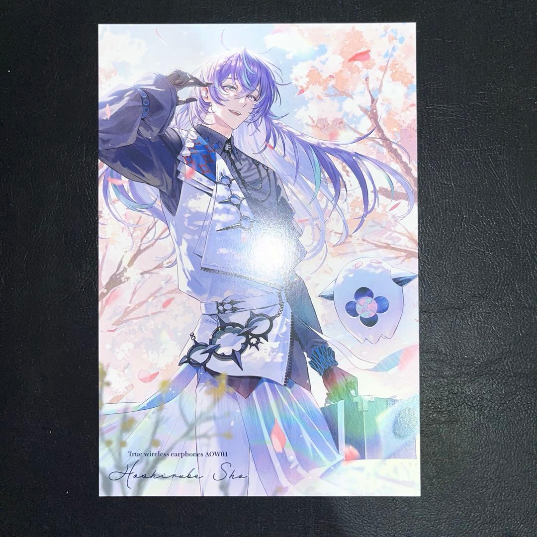 【3点セット】にじさんじ 星導ショウ ONKYO イヤホン＆充電器＆ポストカード