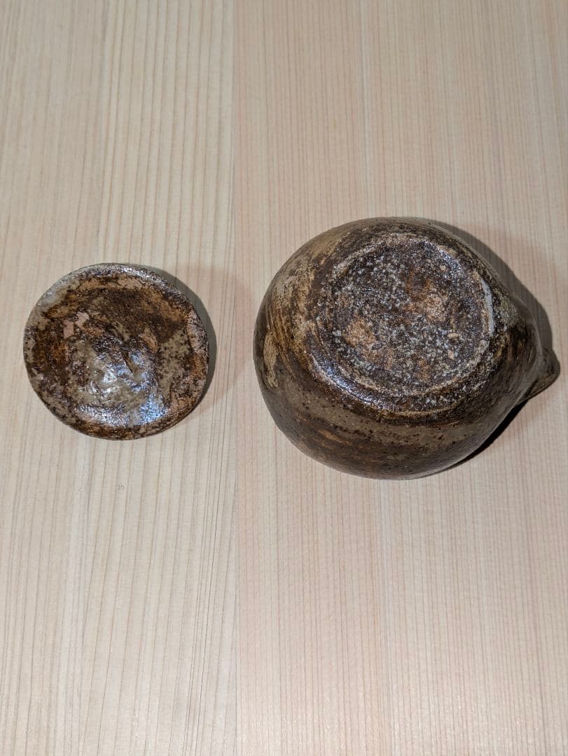 備前焼　宝瓶　煎茶道具