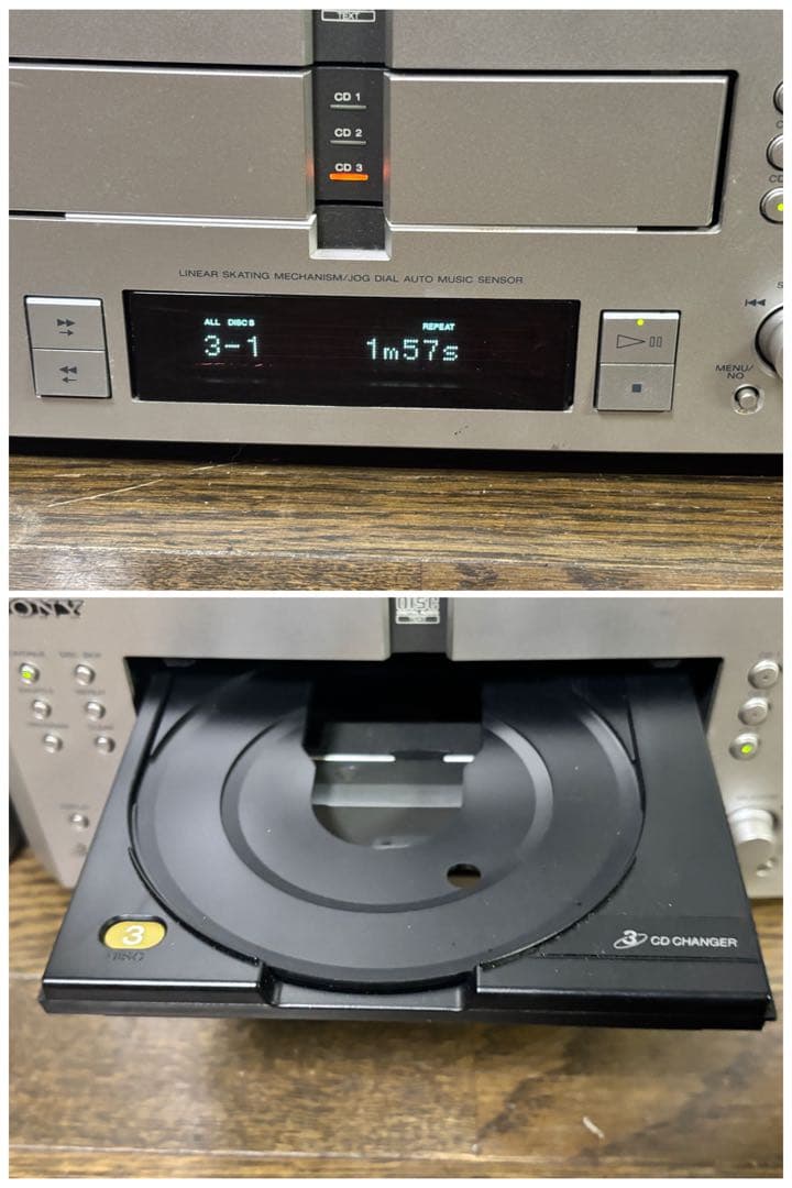 CD/MDチェンジャー システムコンポ ST-MS717 Sony