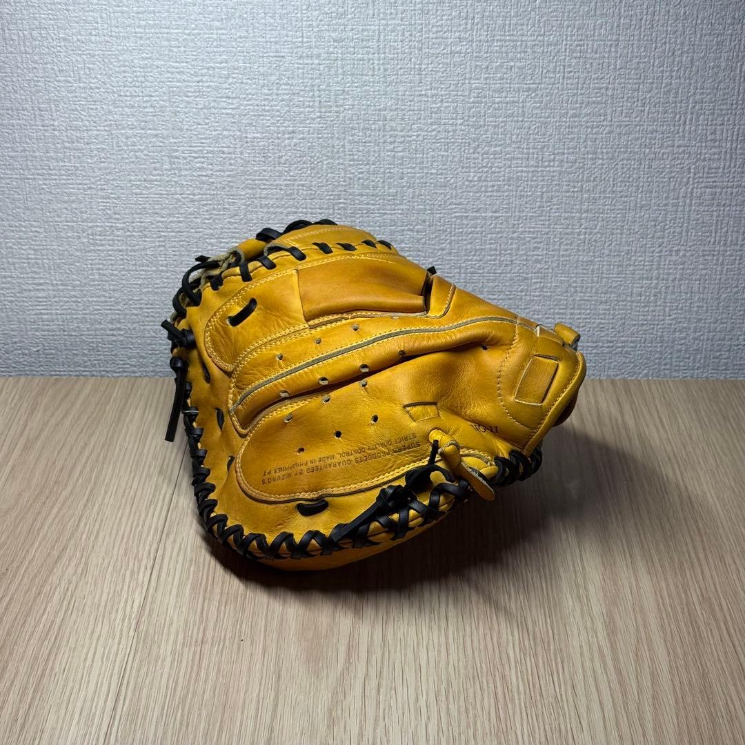 ミズノ グローバルエリート 軟式 キャッチャーミット クロス締め