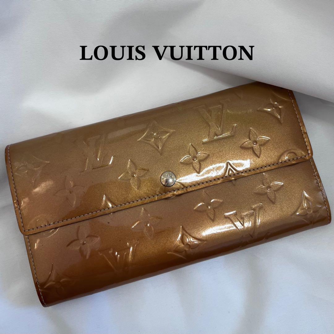 ルイヴィトン LOUISVUITTON 長財布 ポルトフォイユサラ ゴールド