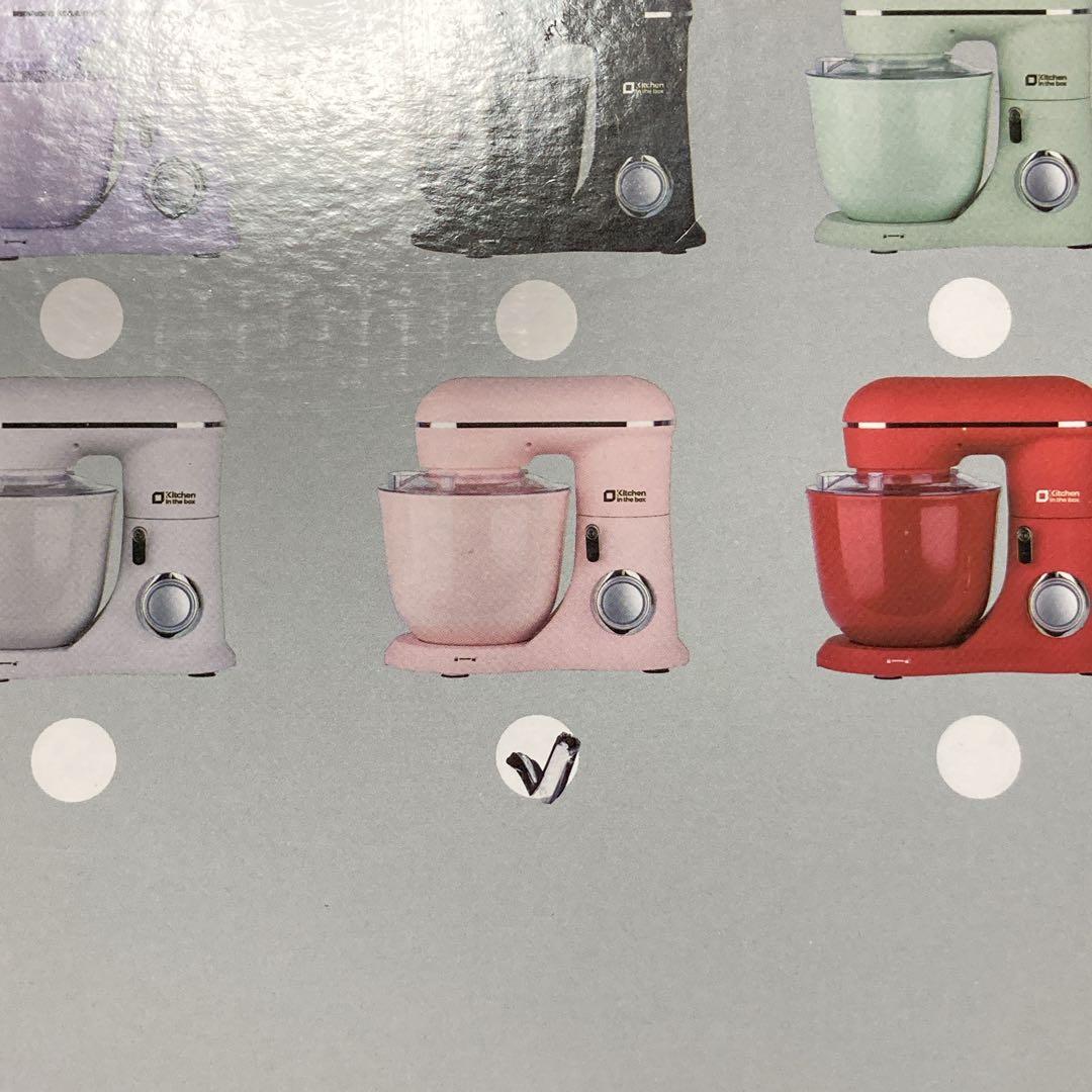 98【大人気商品】　スタンドミキサー　4.5L＋5L　ダブルボウル　ピンク