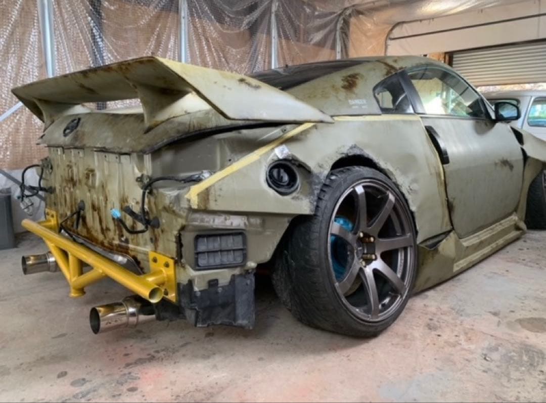 Z33 リア　ジャッキアップバー　bash bar