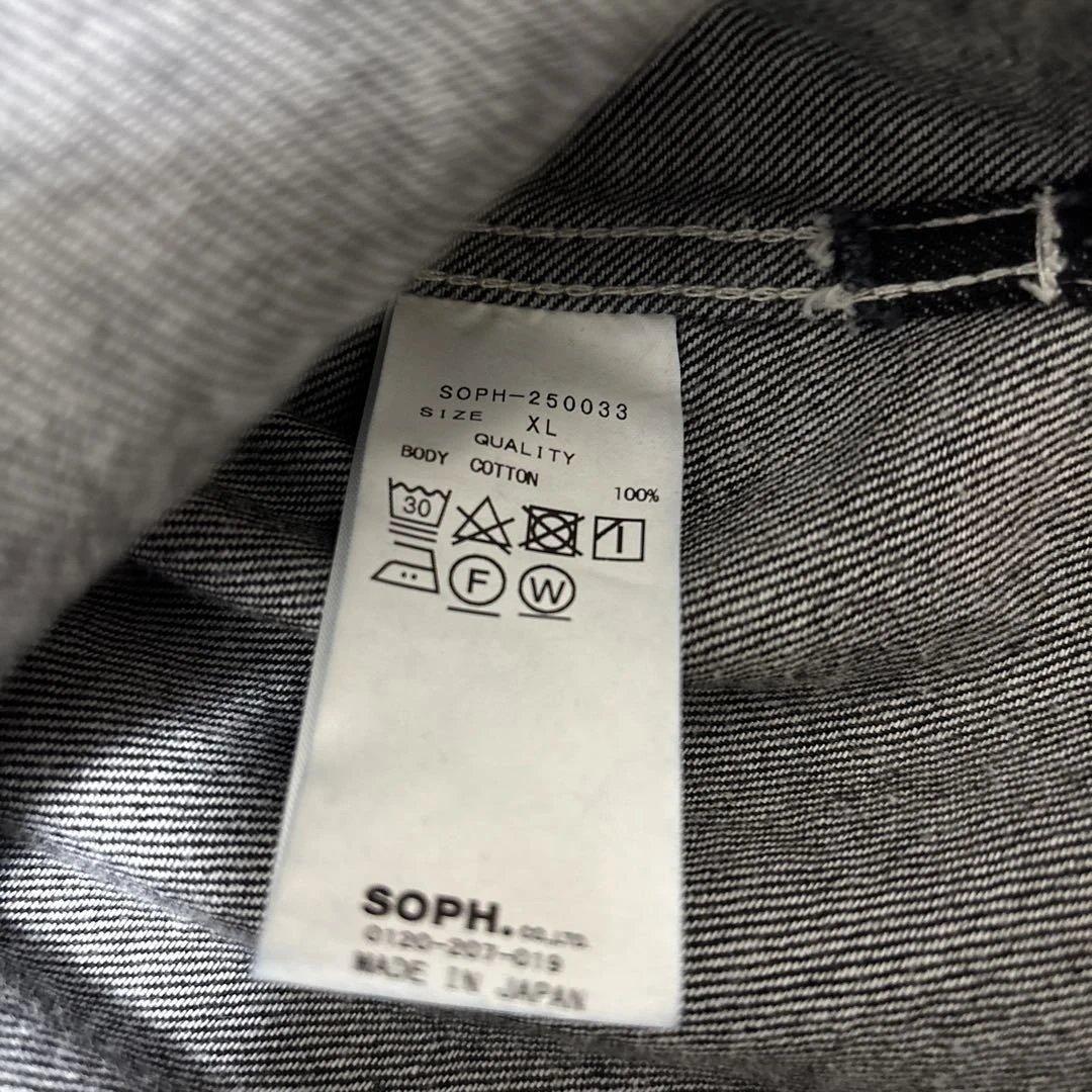 ジャケット・アウター SOPHNET. DENIM DRIZZLER JACKET INDIGO/XL