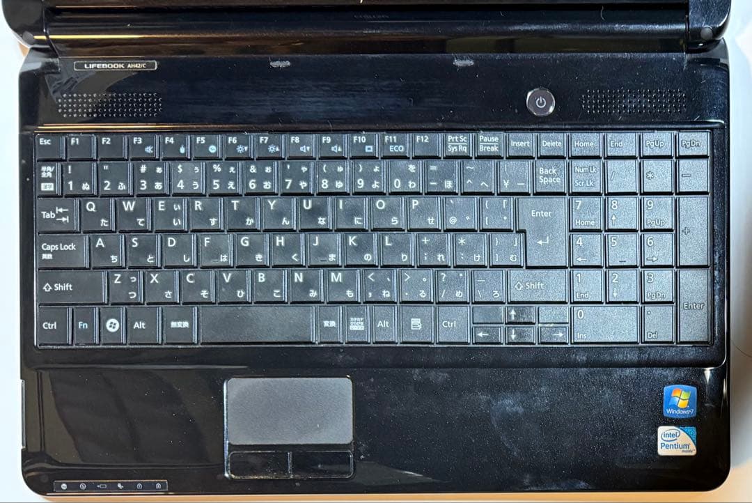 富士通ノートパソコン/カメラ付き/初期設定済み