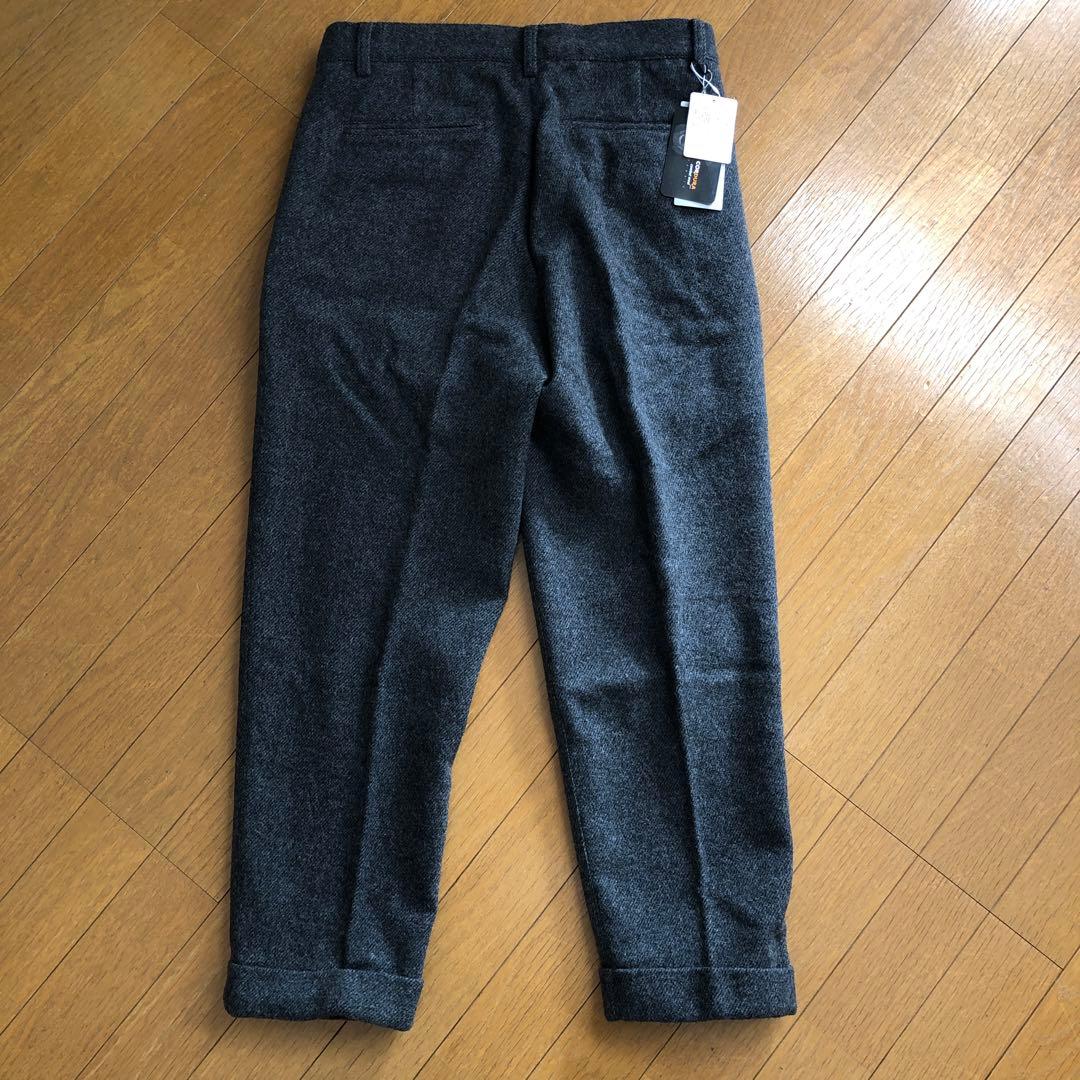 ビームスプラス　CORDURA 1プリーツ ツイードパンツ