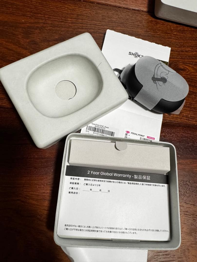 うーやん!! 中古美品SHOKZ OPENDOTS ONE ブラック系