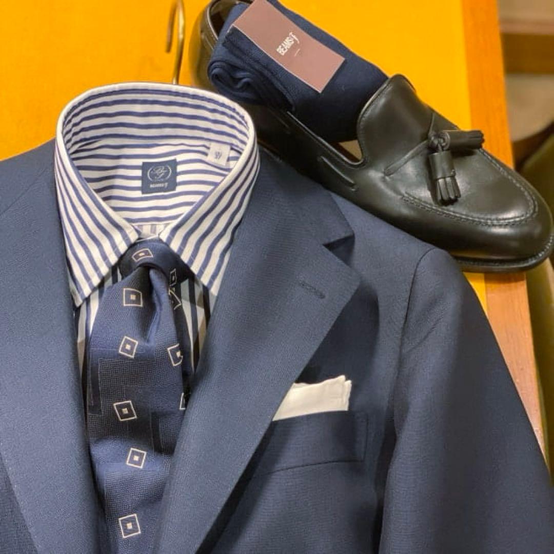 BEAMS F ウールモヘヤ チェンジポケット スーツ