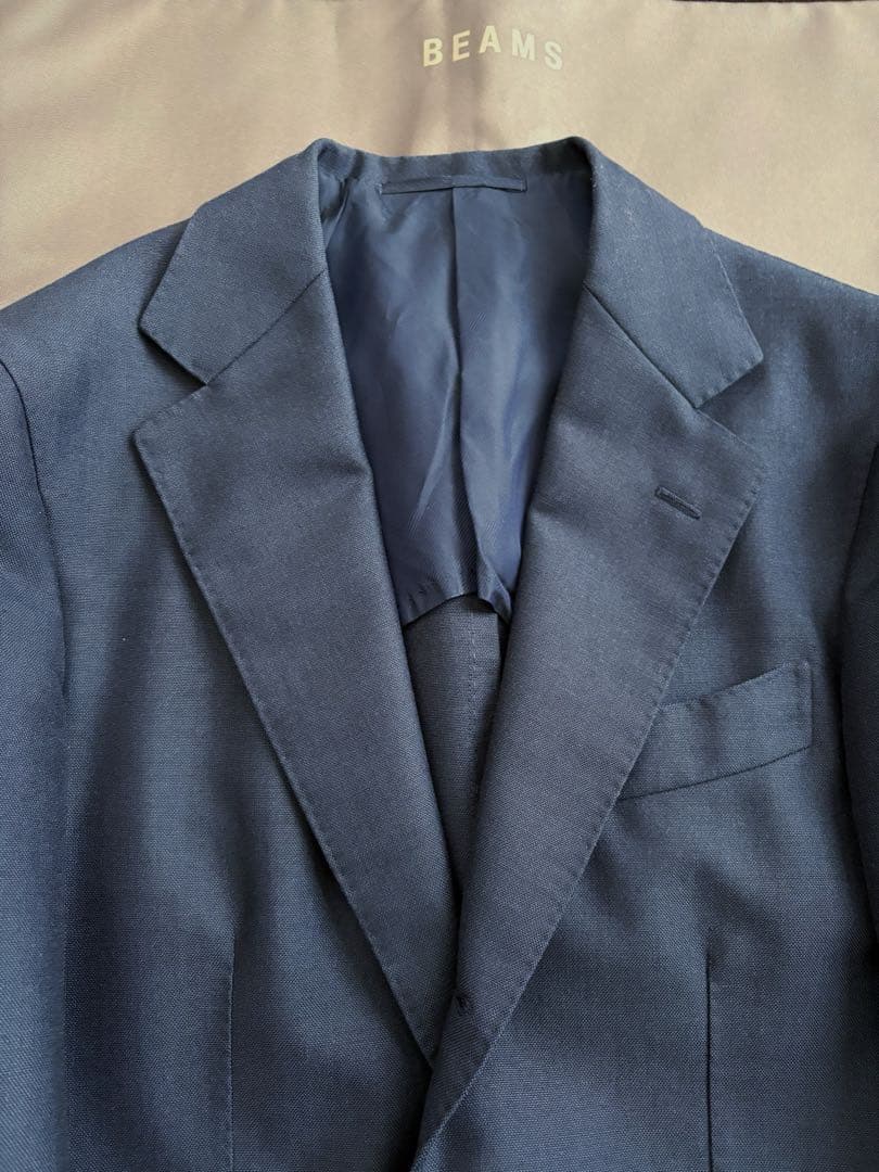 BEAMS F ウールモヘヤ チェンジポケット スーツ
