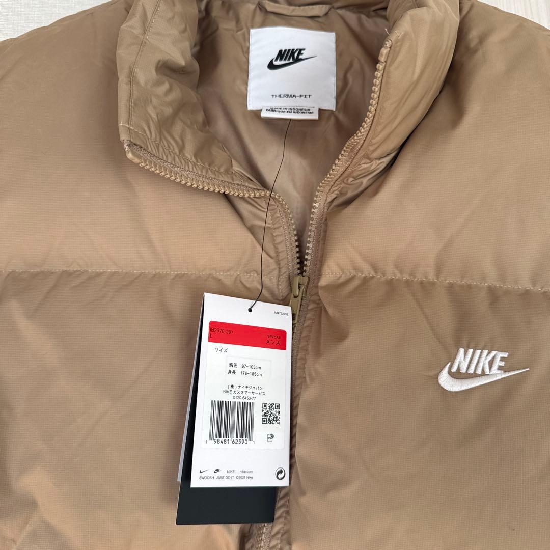 Nike ダウンベスト ベージュ